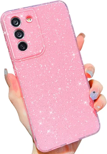 Miniatura 94 de MINSCOSE Compatible con Samsung Galaxy S22 Plus Case, Bonito Color Neón Brillante, con Purpurina Brillante Delgada Resistente a Golpes de Silicona
