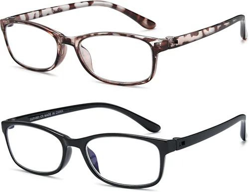 Miniatura 9 de EYEURL Gafas de lectura para mujer, con bloqueo de luz azul, paquete de 2 lentes ligeros para computadora + 3.5 lentes de bloqueo de deslumbramiento