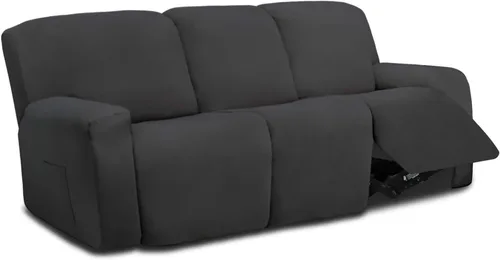 Miniatura 60 de Easy-Going - Funda elástica de microfibra para sofá reclinable seccional, suave vellón ajustable a tu sofá de 2 cuerpos, lavable, protege tus
