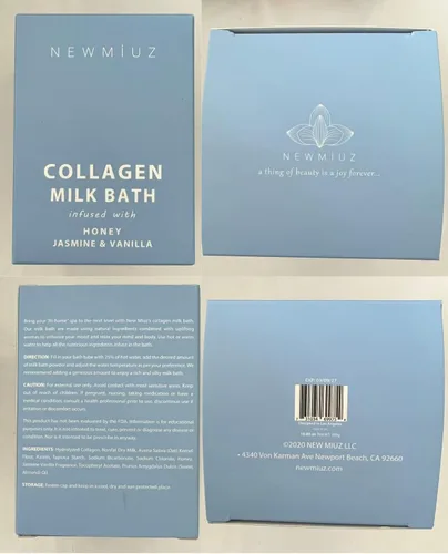 Miniatura 9 de Crema de coco y colágeno en polvo para hidratar y suavizar la piel – Vanilla Jasmine Luxury Spa Bubble Bath Salt Mother Birthday Christmas