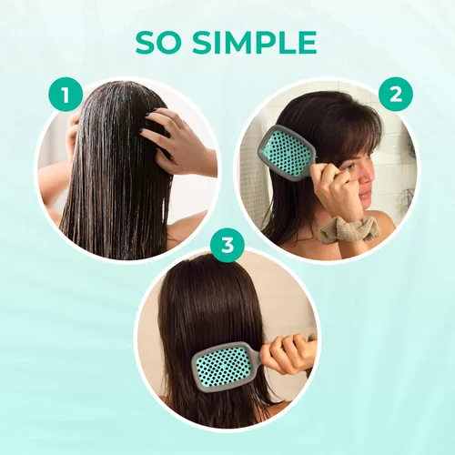 Miniatura 8 de FHI Heat - Cepillo desenredante UNbrush para cepillado sin dolor en todo tipo de cabello, húmedo o seco, cerdas antiestáticas DuoFlex duraderas