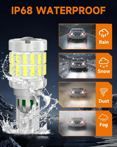Miniatura 7 de Bombilla 912 921 compatible con Subaru 2005-2025 Outback Bombilla de luz de reversa, 6000K blanco, repuesto de bombilla LED T15 OEM super brillante