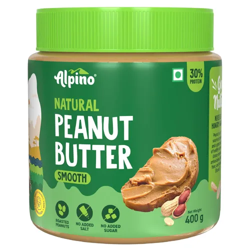 Miniatura 13 de ALPINO Mantequilla de maní de chocolate suave 19% de proteína Hecho con cacahuetes tostados, pasta de chocolate, azúcar morena y sal marina