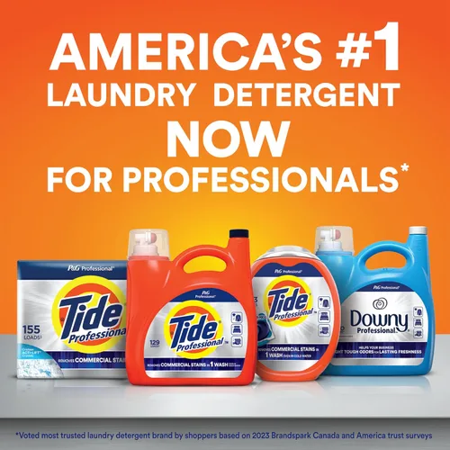 Miniatura 6 de P&G Professional Tide Powder - Detergente para ropa, aroma original, de un solo uso, 1.4 onzas (caja de 156)