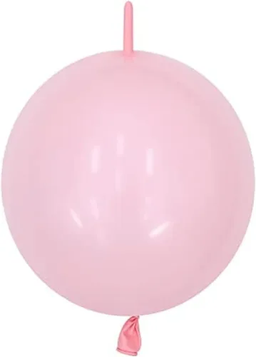 IN-JOOYAA Globo de látex rosa bebé de 6 pulgadas, 100 globos de enlace rápido para decoración de fiestas