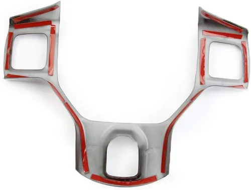 Miniatura 5 de Cubierta interior del volante para Dodge RAM 1500 2500 3500 2011-2018 accesorios (patrón de fibra de carbono)