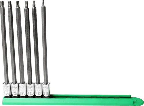 Miniatura 10 de Mayhew Tools 16032 Torx Juego de brocas de inserción, cromado, 10 piezas de longitud media