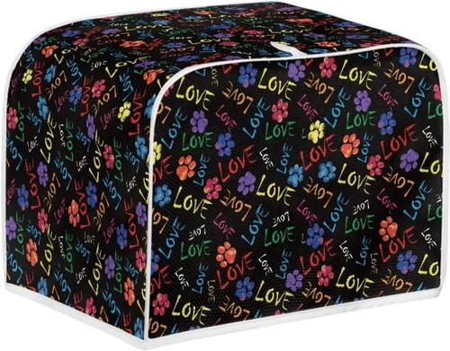Miniatura 37 de Coldinair Cubierta para tostadora de dos rebanadas con estampado de aguacate, cubierta de electrodomésticos pequeños con diseño de frutas