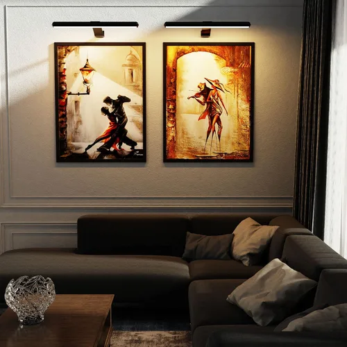 Miniatura 2 de Luz de imagen inalámbrica recargable con control remoto, luz artística para pintar, lámpara de visualización regulable temporizador apagado