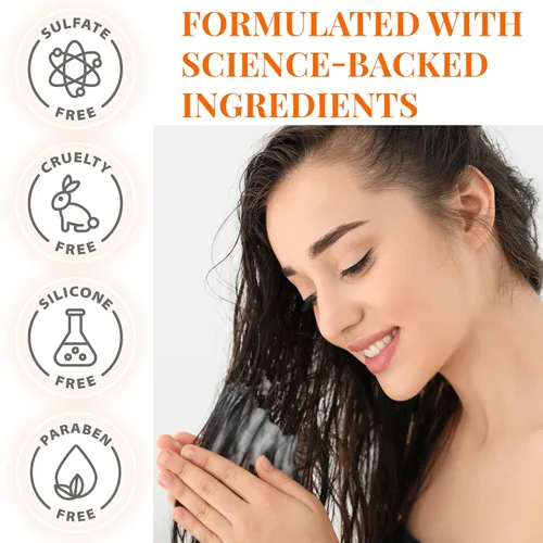 Miniatura 5 de Biotin - Acondicionador para el crecimiento del cabello para hombres y mujeres, tratamiento para adelgazar el cabello y la pérdida de cabello