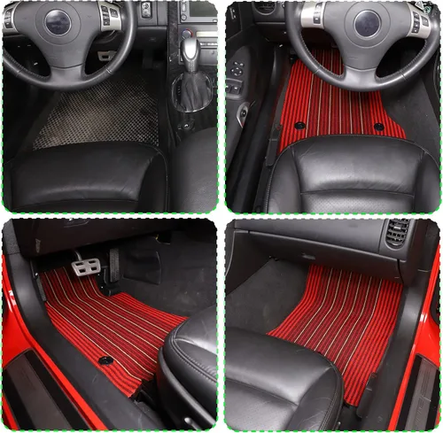 Miniatura 4 de Alfombrillas automotrices compatibles con Chevrolet Corvette C6 2005-2013, hechas a medida, almohadillas de piso de automóvil, protección