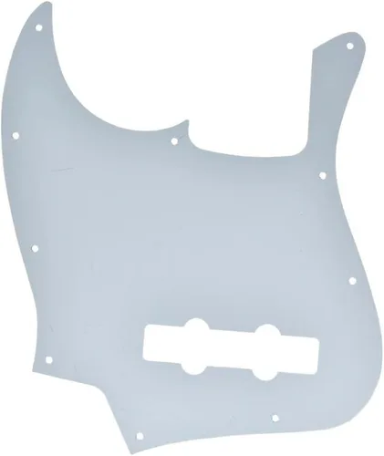 Miniatura 2 de KAISH 4 String J Bass Style Pickguard Bass Pick Guard Scratch Plate para USA/México Jazz J Bass Negro/Blanco Grid