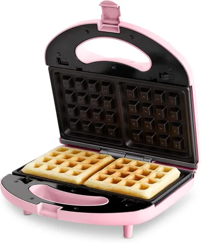 GreenLife Sandwichera Eléctrica para Waffles, Tostadora, Prensa Panini con Placas Antiadherentes de Cerámica Saludables, Perfecta para Sándwiches de