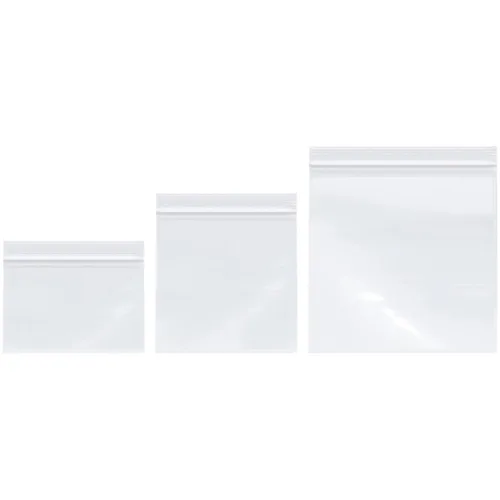 Miniatura 5 de Plymor 3" x 5" (100), 4" x 6" (100), 5" x 8" (100), Paquete Variado de 4 Mil de Grosor, Bolsas de Plástico Resistentes con Cierre de Cremallera