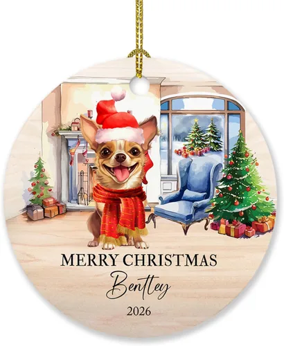 Miniatura 22 de Adorno de perro de Alaskan Malamute personalizado, árbol de Navidad, adorno de perro de Malamute de Alaska, regalos para amantes de los perros