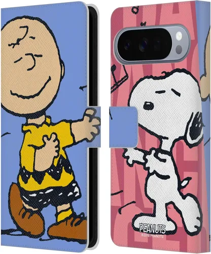 Miniatura 22 de Head Case Designs Officially Licensed Peanuts Snoopy & Woodstock 2 Halfs and Laughs Leather Wallet Case Compatible with Google Pixel 8 Snoopy