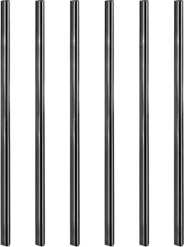 Miniatura 11 de uxcell 10 popotes de metal reutilizables, 8.5 pulgadas, con forma de corazón, de acero inoxidable para beber batido, bebidas frías, bebidas