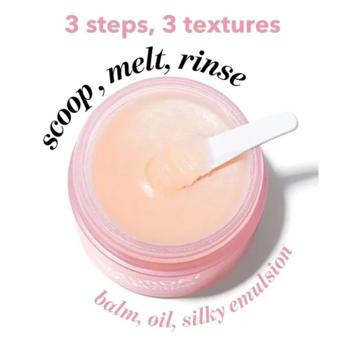 Miniatura 4 de Saturday Skin Melt Cleanse - Bálsamo removedor de maquillaje, limpieza diaria, bálsamo facial a aceite, lavado de doble cara, vegano, quitar