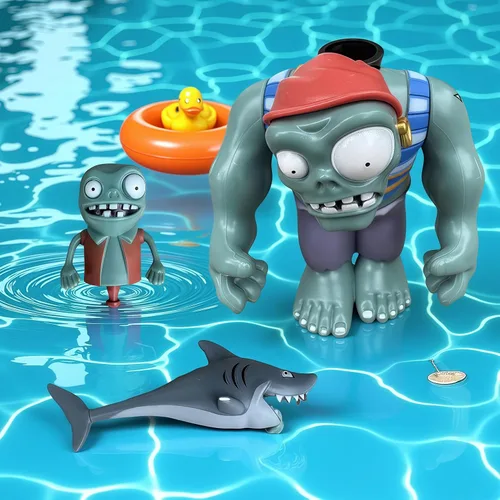 Miniatura 5 de JHESAO Plantas y Zombis - Figuras de acción de juguetes, set de zombis PVZ, serie 1 y 2, grandes regalos para niños y fanáticos, para cumpleaños