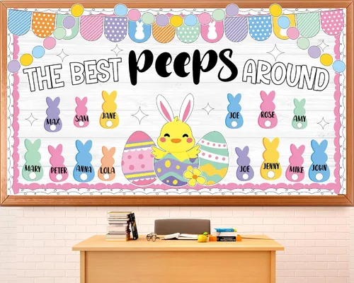 Miniatura 43 de Conjunto de Tablero de Anuncios Bombilla Keep Shining, Decoración Motivacional para el Aula, Regreso a la Escuela, Recortes de Papel Temáticos