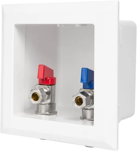Miniatura 6 de EFIELD Pex Caja de salida de grifo premontada, entrada Pex de púas de 1/2 pulgada con válvula de bola de 1/4 vuelta instalada para suministro