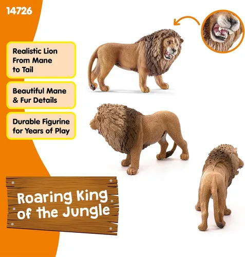 Miniatura 3 de Figura de león rugiendo Schleich