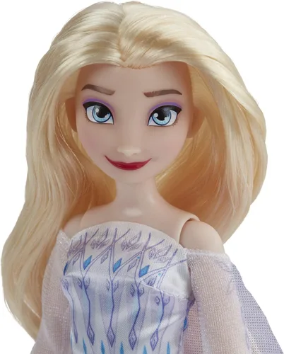 Miniatura 5 de Disney Frozen 2 - Muñeca Elsa Reina de las Nieves con vestido y calzado, largo cabello rubio, juguete para niñas a partir de los 3 años