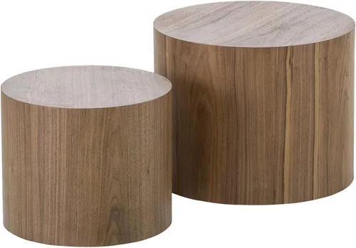 Miniatura 6 de Mesa de centro, mesas de centro modernas para sala de estar, dormitorio, mesas auxiliares para sala de estar, mesa auxiliar redonda de MDF