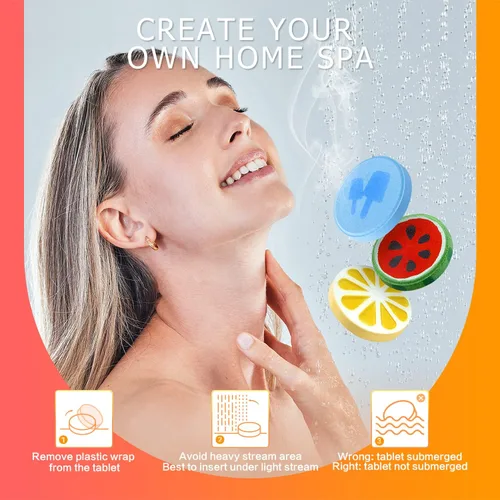 Miniatura 5 de Aofmee Vaporizadores de ducha para aromaterapia, paquete de 8 bombas de ducha, tabletas de ducha con aceites esenciales para relajación, regalos