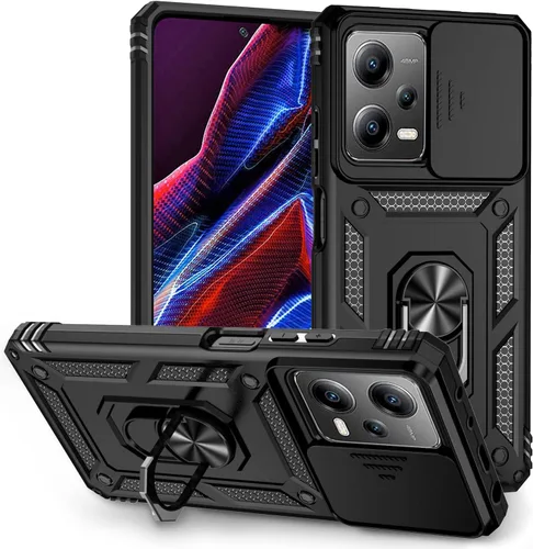 Miniatura 107 de Funda para Xiaomi Redmi Note 12 Pro 5G, con cubierta deslizante para lente de cámara, funda para Xiaomi Poco X5 Pro 5G, funda anticaída de absorción