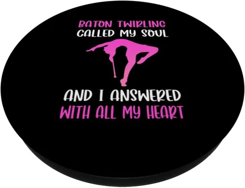 Miniatura 2 de Cheerleader Gymnasitc Majorette Baton Twirlers PopSockets MagSafe PopGrip for iPhone