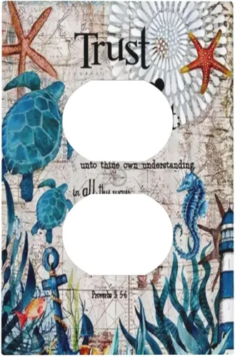 Miniatura 113 de Funky Retro Vintage 70s 60s Boho Hippie Hongo Botánico Floral 2 Gang Interruptor de luz de palanca doble Placa de pared Cubierta de toma de Planta