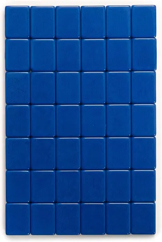 Miniatura 8 de Juegos de Mahjong Americano de Yellow Mountain Imports, Marea Azul - Estuche Blando Azul, 4 Soportes Todo-en-Uno con Empujadores, Monedas