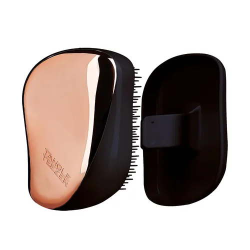 Miniatura 5 de Tangle Teezer Cepillo desenredante compacto para peinar, oro rosa, negro, 0.04 oz