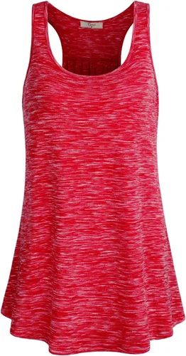Miniatura 52 de Cestyle - Camiseta sin mangas para mujer, cuello redondo, corte holgado, para entrenamiento