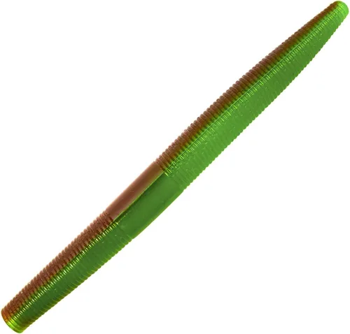 Miniatura 58 de Yum - Gusano de plástico blando Yum Dinger de 5 pulgadas, escamas azules y negras, 30