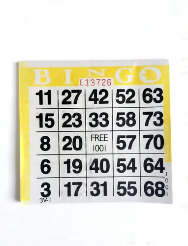 United Novelty 1 en American Games - Tarjetas de papel de bingo de una sola cara, paquete de 500 tarjetas, color amarillo borde