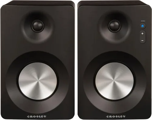 Miniatura 28 de Crosley KT100BT-CP - Sistema estéreo de tocadiscos Bluetooth con altavoces, champán