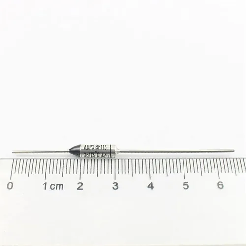 Miniatura 3 de Fusible térmico BF113 BF113X BF 113C 113C 235.4 °F 10A 16A 250V Cutoff TF Pellet TCO Axial Lead Temperature Links(10A BF113)