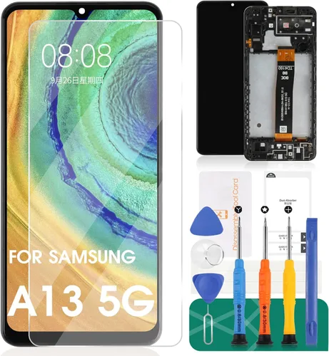 Para Samsung Galaxy A13 5G Pantalla LCD Reemplazo para Samsung A13 5G Pantalla de repuesto A13 5G Pantalla LCD A136 Asamblea Digitalizador Táctil