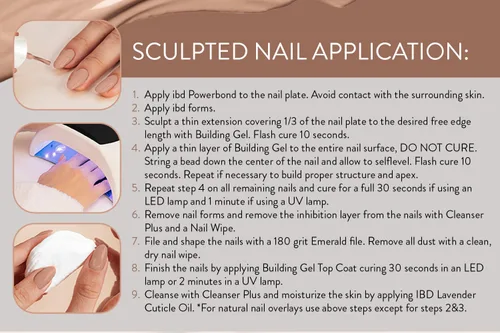 Miniatura 6 de IBD Gel de construcción, extensión de uñas de gel duro, apenas desnudo, remojo, fortalecedor de uñas, 0.5 onzas líquidas