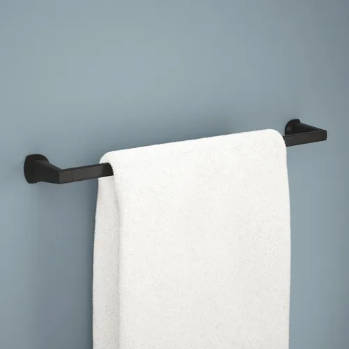 Miniatura 2 de Delta Galeon - Toallero de 24 pulgadas para baño, color negro mate, toallero de pared para baño, toallero de pared para montaje en pared, 77224-BL