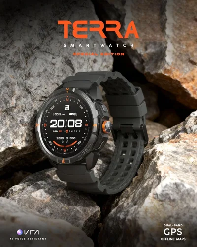 Miniatura 9 de Cubitt Terra - Reloj inteligente resistente con GPS de doble banda, pantalla AMOLED de 1.48 pulgadas, mapas sin conexión, VITA AI, entrenador AI