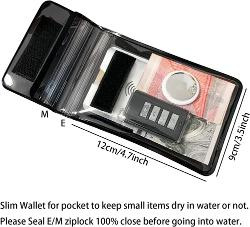Miniatura 3 de Cartera impermeable impermeable para llave de coche titular de la bolsa de surf seco caso para llaves tarjetas de efectivo ID licencia de conducir