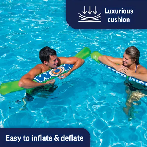 Miniatura 4 de WOW Sports - Fideos inflables de piscina con pepinillos de agua - Perfecto para piscinas, natación y flotación - Dispositivo de flotación