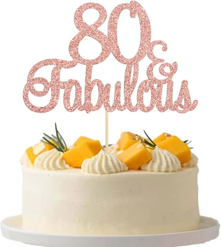 Miniatura 17 de Gyufise 1 decoración de pastel de 10 y fabulosa decoración de pastel de oro rosa con purpurina de diez y fabulosos adornos para tartas de feliz 10º