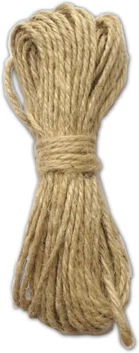 Miniatura 2 de LWR CRAFTS Cuerda de yute 0.098 in 90ft Natural para pinzas grandes