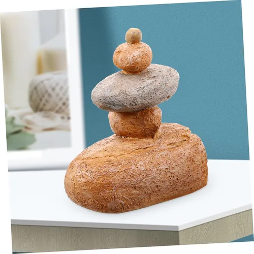 Miniatura 3 de GLEAVI Llavero de piedra al aire libre falsa roca decorativa caja de almacenamiento ocultada