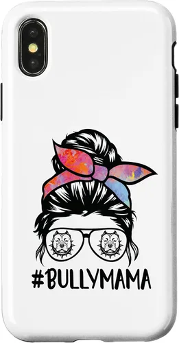 Miniatura 5 de American Bully Mom Messy Bun Hair Glasses, Bully Mama Case for iPhone 16