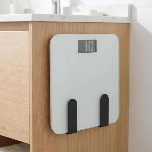 Miniatura 4 de Soporte para tapa de olla de acero inoxidable montado en la pared 3M, autoadhesivo, también para soporte de báscula de baño y tabla de cortar